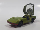 Vintage 1970 Lesney Products Matchbox Series Superfast No. 52 Dodge Charger MkIII Lime Green Die Cast Toy Car Vehicle