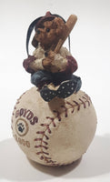 2000 Boyd's Bear Sitting on a Baseball Hanging Decorative Ornament