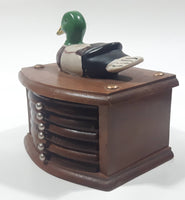 Vintage Woodward's Mallard Duck Wooden Coaster Set of 6