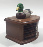 Vintage Woodward's Mallard Duck Wooden Coaster Set of 6