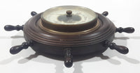 Vintage Ships Wheel Barometer Weather Gauge Made in Western Germany