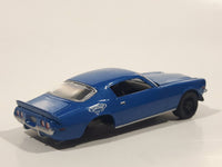 2020 Greenlight Collectibles Detroit Speed Inc. Series 1 1970 Chevrolet Camaro Blue Die Cast Toy Car Vehicle with Opening Hood Missing Rear Wheels