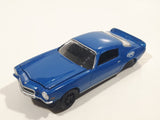 2020 Greenlight Collectibles Detroit Speed Inc. Series 1 1970 Chevrolet Camaro Blue Die Cast Toy Car Vehicle with Opening Hood Missing Rear Wheels