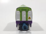2010 Ludorum Learning Curve Chuggington Koko Train Engine Locomotive White Green Purple Die Cast Toy Vehicle