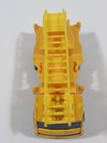 Maisto Yellow Ladder Service Truck Yellow Die Cast Toy Car Construction Equipment Machinery Vehicle