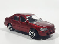 Motor Max No. 6014 Toyota Corolla Red Die Cast Toy Car Vehicle