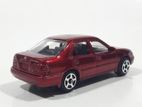 Motor Max No. 6014 Toyota Corolla Red Die Cast Toy Car Vehicle