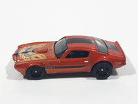 2012 Hot Wheels '73 Pontiac Firebird Trans Am Brewster Buccaneer Red Orange Die Cast Toy Muscle Car Vehicle