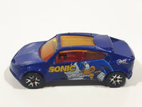 2005 Matchbox Sonic X Pontiac Piranha Dark Blue Die Cast Toy Car Vehicle