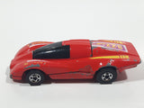 1985 Hot Wheels Crack-Ups Exotic (Top crash) Bang-Up Job Red Die Cast Toy Car Vehicle Hong Kong