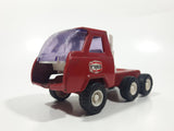 Vintage Buddy L Texaco Semi Tractor Truck Red Pressed Steel Die Cast Toy Car Vehicle Made in Japan