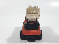 Vintage Tonka Picker Bucket Utility Truck Orange Pressed Steel and Plastic Die Cast Toy Car Vehicle Made in Hong Kong
