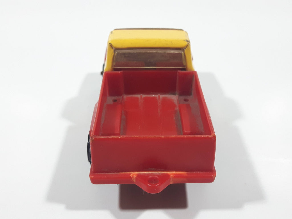 Vintage 1978 Tonka Pickup Truck Red and Yellow Plastic Pressed Steel D ...