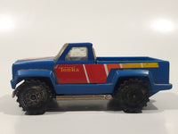 Vintage 1978 Tonka Pickup Truck Blue Plastic Pressed Steel Die Cast Toy Car Vehicle
