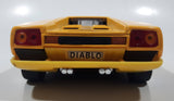Welly No. 9374 Lamborghini Diablo Yellow 1/24 Scale Die Cast Toy Car Vehicle