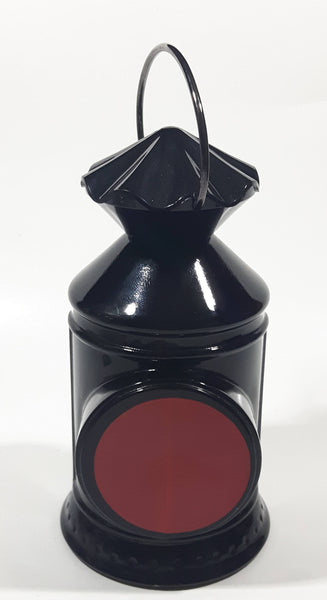 Avon Captain's Lantern 1864 Oland Wild Country After Shave 5 1/2" Tall 7 Fl Oz Black Glass Bottle