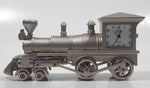 Breeze Collection Train Engine Locomotive 4 1/4" Long Heavy Metal Clock