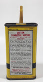 Vintage Super Seal Liquid Wrench Super Oil The Premium Household Oil Yellow  5" Tall Tin Metal Container 4 Fluid Ounces
