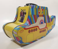 2011 Vandor SubaFilms The Beatles Yellow Submarine Shaped Embossed Tin Metal Lunch Box