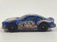 1998 Hot Wheels Racer Nascar #44 Blue Die Cast Toy Race Car Vehicle McDonald's Happy Meal