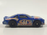 1998 Hot Wheels Racer Nascar #44 Blue Die Cast Toy Race Car Vehicle McDonald's Happy Meal