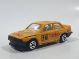 Unknown Brand Turbo #16 Yellow Die Cast Toy Car Vehicle