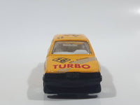 Unknown Brand Turbo #16 Yellow Die Cast Toy Car Vehicle