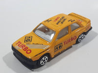 Unknown Brand Turbo #16 Yellow Die Cast Toy Car Vehicle