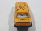 Unknown Brand Turbo #16 Yellow Die Cast Toy Car Vehicle