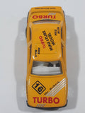 Unknown Brand Turbo #16 Yellow Die Cast Toy Car Vehicle