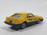 Vintage FAIE Swift Runner 1980 - 1982 Ford Mustang Hatchback "Scorpion" Yellow Die Cast Toy Car Vehicle