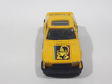 Vintage FAIE Swift Runner 1980 - 1982 Ford Mustang Hatchback "Scorpion" Yellow Die Cast Toy Car Vehicle