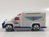 2002 Matchbox Ambulance White Die Cast Toy Emergency Rescue Vehicle McDonald's Happy Meal