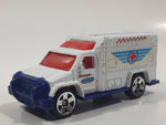 2002 Matchbox Ambulance White Die Cast Toy Emergency Rescue Vehicle McDonald's Happy Meal