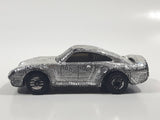 1995 Hot Wheels Gleam Team Porsche 959 Textured Chrome Die Cast Toy Car Vehicle