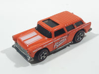 2002 Hot Wheels Red Lines Chevy Nomad Orange Die Cast Toy Station Wagon Car Vehicle