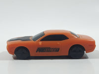 2007 B. Little Electronic Arts Need For Speed Video Game Dodge Challenger Orange Plastic Die Cast Toy Car Vehicle