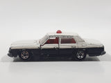 Vintage Tomica No. 4.27.32.110 Toyota Crown Police Cop White and Black 1/65 Scale  Die Cast Toy Car Vehicle with Opening Doors Made in Japan