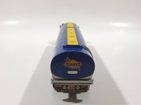 Rare Vintage Majorette Super Movers Semi Tractor Truck and Tanker Trailer Sunoco Blue and Yellow 1/60 Scale Die Cast Toy Car Vehicle