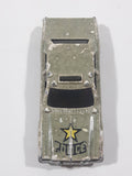 1989 Hot Wheels Color Racers Highway Patrol Dodge Monaco Green Die Cast Toy Car Police Star Taxi Emergency Vehicle