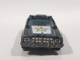 1982 Hot Wheels Sheriff Patrol Black Die Cast Toy Cop Police Car Vehicle