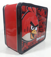 2013 Rovio Entertainment Angry Birds Red Embossed Tin Metal Lunch Box