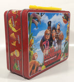 2013 Sony Pictures Animation Cloudy with a chance of Meatballs 2 Movie Film Red Embossed Tin Metal Lunch Box