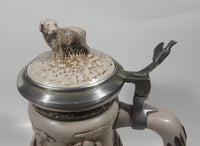 1991 Avon Ceramarte Brazil Great Dogs of the Outdoors 9 3/4" Tall Ceramic Collector's Stein