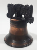Vintage Copper Toned Metal Philadelphia Liberty Bell 3 3/8" Tall