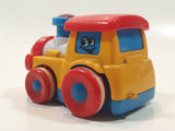 Train Locomotive Red Yellow Blue Plastic Toy Vehicle