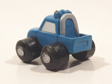 Off-Road Truck Blue PVC Hard Rubber Toy Car Vehicle