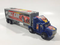 Semi Tractor Truck and Trailer Fast and Furious Race Team 9" Long Plastic Toy Car Vehicle