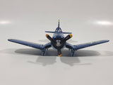 Disney Pixar Planes Skipper VF-17 Airplane Dark Blue 5" Long Die Cast Toy Aircraft with Folding Wings