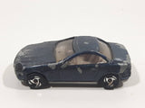 1999 Hot Wheels Mercedes SLK Metallic Dark Blue Die Cast Toy Car Vehicle